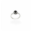 Roped Oval Stone Ring, Black Onyx | 925 Sterling Silver | Size 5 - 10