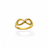 Simple Infinity Ring Band | 18k Gold Fill | Size 6-9