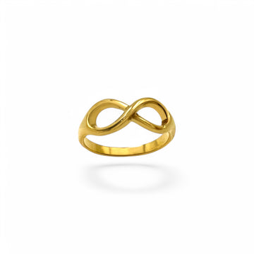 Simple Infinity Ring Band | 18k Gold Fill | Size 6-9