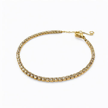Classic Tennis Bracelet | 18k Gold Filled