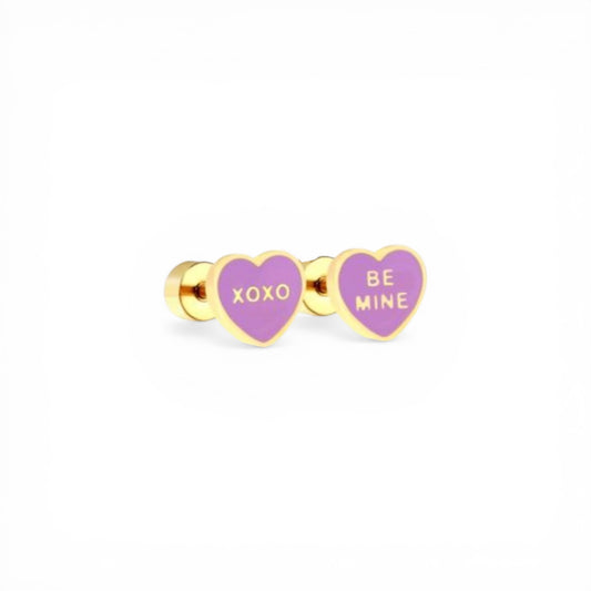 Sweetheart Studs | 18k Gold Filled