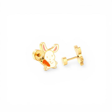 Bunny Rabbit Studs | 18k Gold Filled