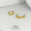 Ivy Hoop Earrings | Available in Silver & 18k Gold