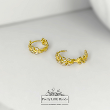 Load image into Gallery viewer, Ivy Hoop Earrings | 2 Colours
