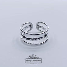 Load and play video in Gallery viewer, Triple Ring #1 | 925 Sterling Silver
