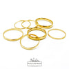 Gold Ring Band 8mm | 18K Gold | Size 5-12
