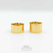 Load image into Gallery viewer, David Rose Inspired Wide Band Ring | 12mm &amp; 14mm | 18K Gold
