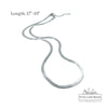Herringbone Chain Necklace | Available in Silver & 18k Gold