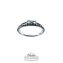 Load image into Gallery viewer, 925 Sterling Silver Infinity Ring, 5mm | Pretty Little Bands
