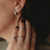 Olive Branch Signet Ring | 925 Sterling Silver | Size 6, 7, 9 ONLY