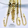Cuban Chain Link Bracelet, 8mm | 18k Gold Filled