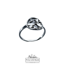 Load image into Gallery viewer, 925 Sterling Silver Earth Ring, 12mm | Pretty Little Bands
