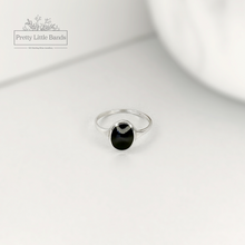 Load image into Gallery viewer, Black Onyx Stone Rings | 925 Sterling Silver
