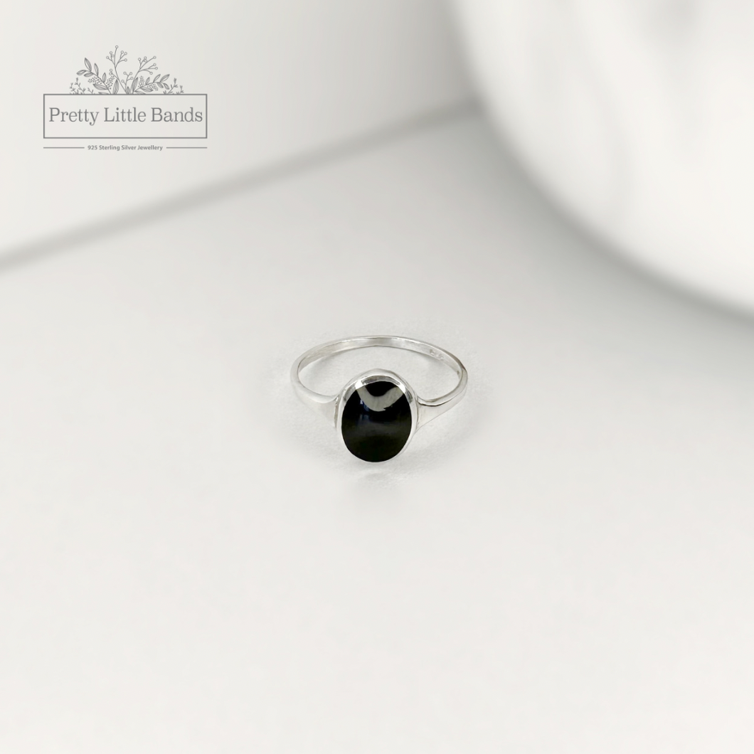 Black Onyx Stone Rings | 925 Sterling Silver