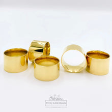 Load image into Gallery viewer, David Rose Inspired Wide Band Ring | 12mm &amp; 14mm | 18K Gold
