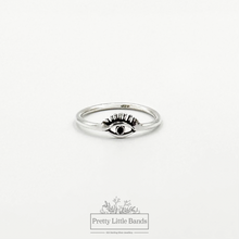 Load image into Gallery viewer, Evil Eye Ring | 925 Sterling Silver
