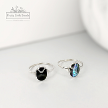 Load image into Gallery viewer, Black Onyx Stone Rings | 925 Sterling Silver
