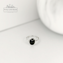 Load image into Gallery viewer, Black Onyx Stone Rings | 925 Sterling Silver
