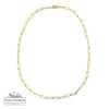 Paperclip Chain Necklace | 18" & 20" | Silver & 18k Gold