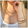 Cuban Chain Link Bracelet, 8mm | 18k Gold Filled