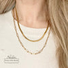 Herringbone Chain Necklace | Available in Silver & 18k Gold