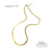 Herringbone Chain Necklace | Available in Silver & 18k Gold