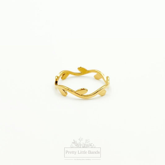 Olive Branch Ring | 18k Gold | Size 6, 7, 8