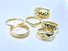 Double Chevron Ring | 18K Gold Filled