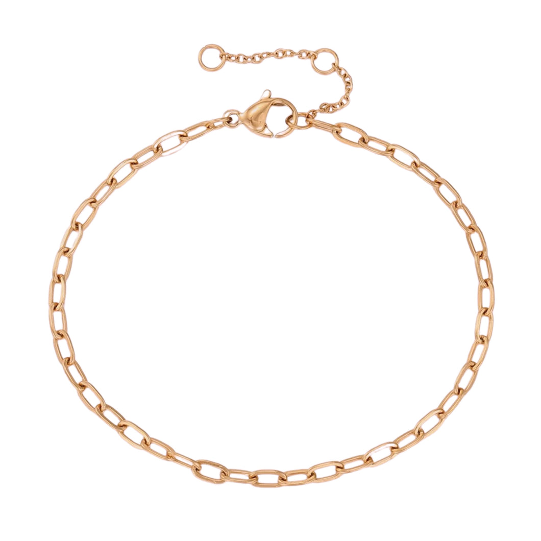 Dainty Paperclip Bracelet | 3 Colours