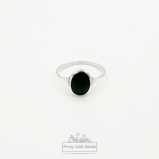 Black Onyx Stone Rings | 925 Sterling Silver
