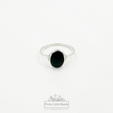 Load image into Gallery viewer, Black Onyx Stone Rings | 925 Sterling Silver
