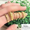 Croissant Ring | 18K Gold | Size 5, 6, 7, 8