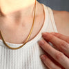 Herringbone Chain Necklace | Available in Silver & 18k Gold